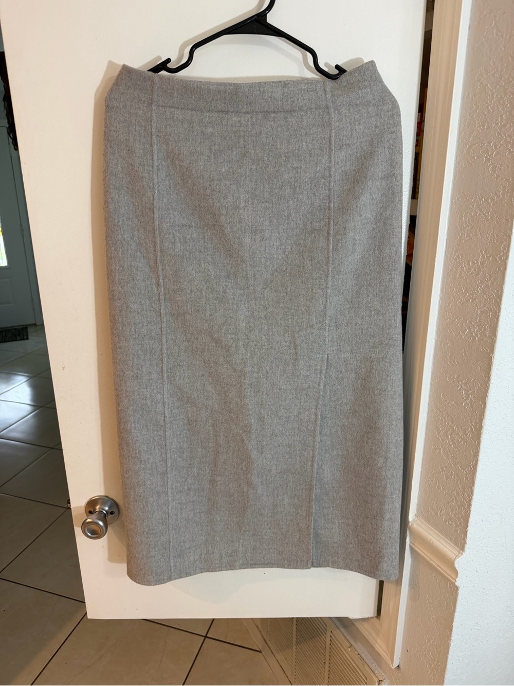 Banana Republic Light Gray Pencil Skirt